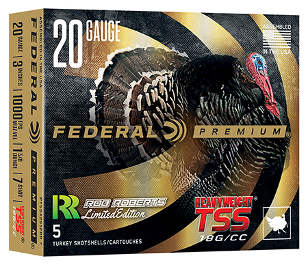 [604544705904] Federal PTSSX295FRR7  Heavyweight TSS 20Gauge 3" 1 5/8oz Tungsten 7Shot 5 Per Box/10 Case