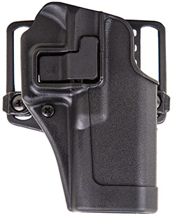 [648018013973] Blackhawk 410516BKR Serpa CQC  OWB Size 16 Matte Black Polymer Belt Loop/Paddle Fits HK P2000 Right Hand