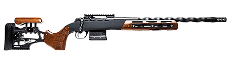 [850044680863] Horizon Firearms HRFMAX308W20R Venatic Max 308 Win 5+1 20" Nano Flat Black Fluted Threaded Barrel, Black DLC Aluminum Receiver w/Picatinny Rail, Woox Furiosa Aluminum/Wood Stock, Right Hand