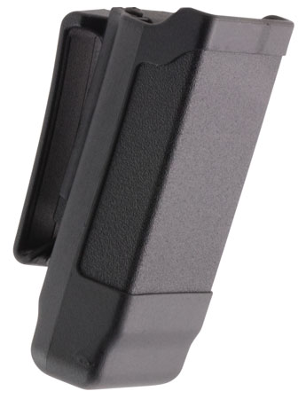 [648018014369] Blackhawk 410500PBK Single Mag Case  Matte Black Polymer Belt Clip Compatible w/ Single Stack 9mm/40/45/357