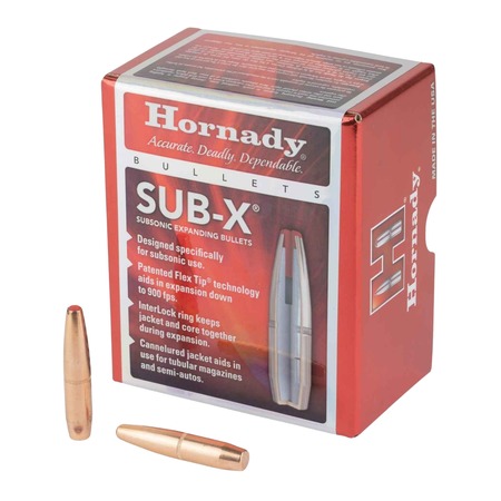 [090255333947] Hornady 33394 Sub-X  338Cal 307gr 50 Per Box/15Case