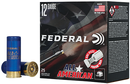 [604544706000] Federal FAA12HC75 All-American  12Gauge 2.75" 1 1/8oz 7.5Shot 25 Per Box/10 Case