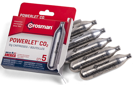 [028478023123] Crosman 231B Powerlet CO2 12 Grams 5 Pack