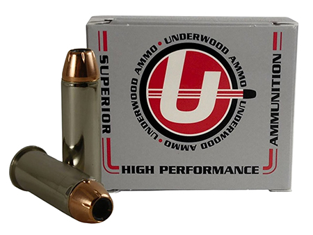 [816874020910] Underwood Ammo 325 XTP  44RemMag 180gr Jacketed Hollow Point 20 Per Box/10 Case