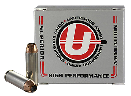 [816874021313] Underwood Ammo 434 XTP  45Colt+P 250gr Jacketed Hollow Point 20 Per Box/10 Case