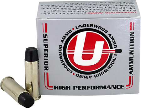 [816874022082] Underwood Ammo 723 Gas Check  44RemMag 305gr Hard Cast Long Wide Nose 20 Per Box/10 Case
