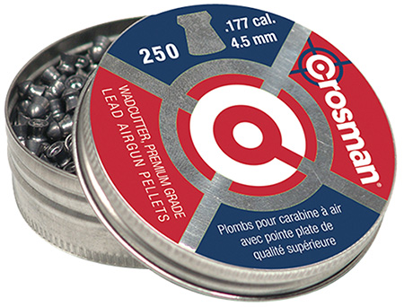[028478617704] Crosman 6177 Wadcutter  177 Lead 250/Tin