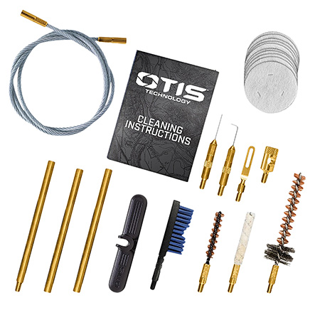 [014895005187] Otis FG70125 Patriot Cleaning Kit .223 Rem 5.56 Rifle/15 Pieces Yellow Plastic Box Case