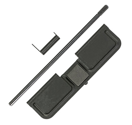 [810155160746] White Label Armory WLA-UPR-2004-01 Knurled Dust Cover Kit AR-15 Black