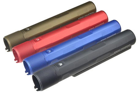 [708747546637] Strike ARARET7RED Advanced Receiver Extension  AR-15, AR-10 Red Anodized Aluminum