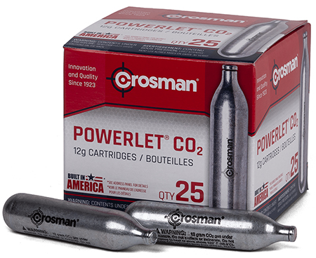 [028478023116] Crosman 2311 Powerlet CO2 12 Grams 25 Per Pkg