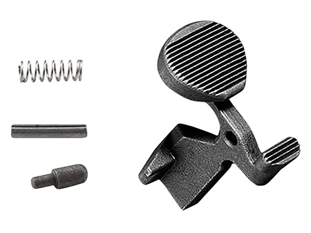 [859992007616] Luth-ar LR-11L-A The Paddle Bolt Catch Assembly 223/5.56mm Oversized Black Steel