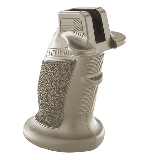 [812058032632] Luth-ar PG-WG-FDE Wing Pistol Grip Flat Dark Earth Thermoplastic Fits AR-15