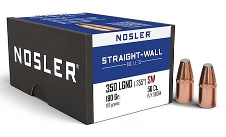 [054041380645] Nosler 38064 Straight Wall  350Legend 180gr Power Point 50CT