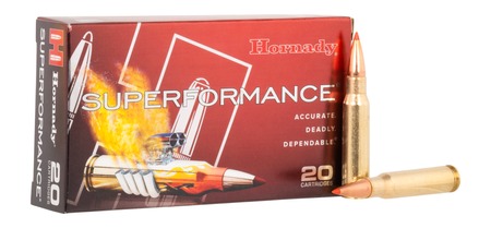 [090255807721] Hornady 80772 Superformance  308Win 180gr Super Shock Tip 20 Per Box/10 Case