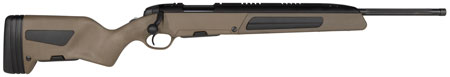 [688218714737] Steyr Arms 263463E Scout  308 Win 5+1 19" Fluted, Black Barrel/Rec, OD Green Stock, Integrated Base
