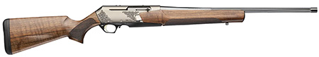 [023614861997] Browning 039009218 BAR MK4 Medallion 308 Win 4+1 22" Polished Blued Fluted Barrel, Satin Nickel Engraved Aluminum Alloy Drilled  &  Tapped Receiver, Grade III Turkish Walnut Adj Shim Stock