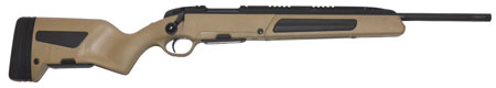 [688218714461] Steyr Arms 263463M Scout  308 Win 5+1 19" Fluted, Black Barrel/Rec, Mud Brown Stock, Integrated Base