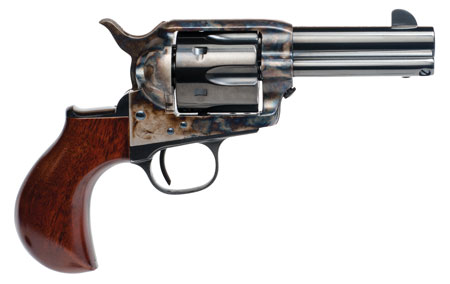 [814230010353] Cimarron CA346 Model P Thunder 45 Colt (Long Colt) 6 Shot 3.50" Blued Stainless Steel Barrel, Blued Cylinder, Color Case Hardened Steel Frame, Birdshead Walnut Grip, Exposed Hammer
