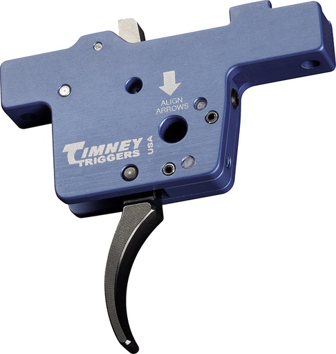 [081950334001] Timney Triggers 334 Stevens 334  Blue Single-Stage Curved Fits Savage