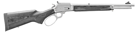 [736676704538] Marlin 70453 1894 Trapper 10mm Auto 10+1 16.10" Matte Stainless Threaded Barrel, Matte Stainless Steel Receiver, Black Fixed Laminate Stock