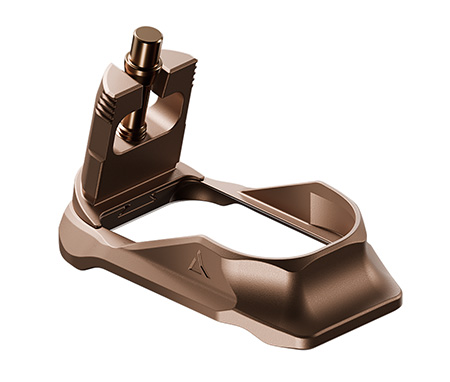 [810098421577] Radian Weapons R0948 Magwell  Fits Glock 19/23/44/49 Handgun Bronze Aluminum