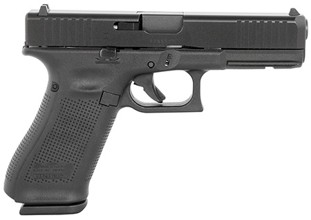 [764503067792] Glock PV1750203 G17 V Standard Frame 9mm Luger 17+1 4.49" Black GMB Barrel, Black nDLC Steel Serrated Slide  Black Polymer Frame w/Accessory Rail, Textured Polymer Grip,  Ambidextrous