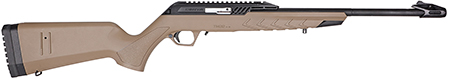 [850067243793] Derya Firearms TM22.STAN.FDE.18 TM22 Standard Full Size 22 LR 10+1 18" Black Target Barrel, Black Anodized Aluminum Receiver w/Picatinny Rail, Flat Dark Earth Adjustable Polymer Stock