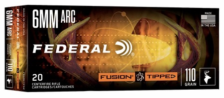 [604544707854] Federal F6ARCTFS2   6ARC 110gr Fusion Tipped 20 Per Box/10 Case