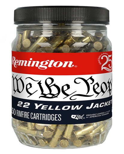 [047700213873] Remington Ammunition 21387 Yellow Jacket  22LR 33gr 250 Per Box/10 Case
