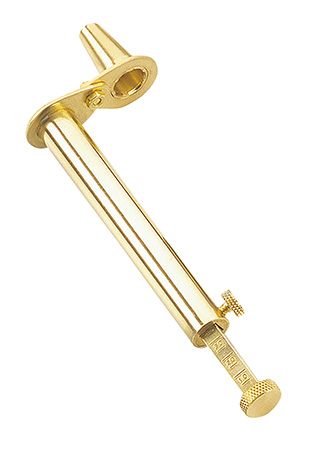 [040589120409] Traditions A1204 Powder Measure Adjustable 5 125 GR Capacity Brass