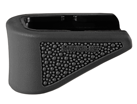 [743108182208] Hogue 18220  Extension Base Pad Fits Glock 42 Compatible w/ 6rd Magazine Black Overmolded Rubber