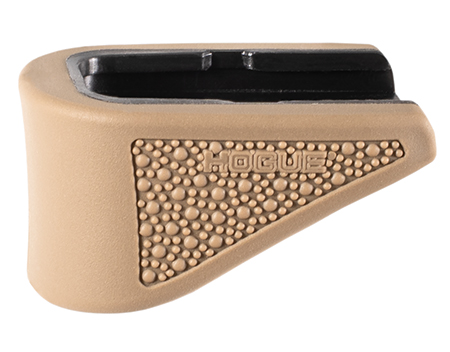 [743108182239] Hogue 18223  Extension Base Pad Fits Glock 42 Compatible w/ 6rd Magazine FDE Overmolded Rubber