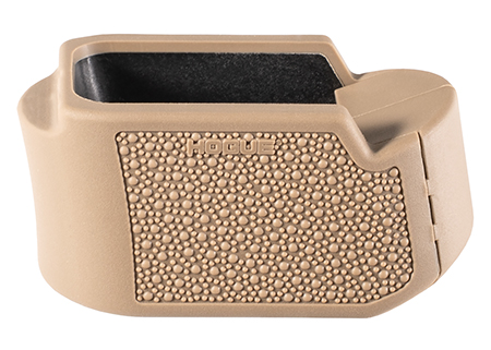 [743108186138] Hogue 18613  Extension Base Pad Fits Glock 19 Compatible w/ 10/15rd Magazines FDE Overmolded Rubber