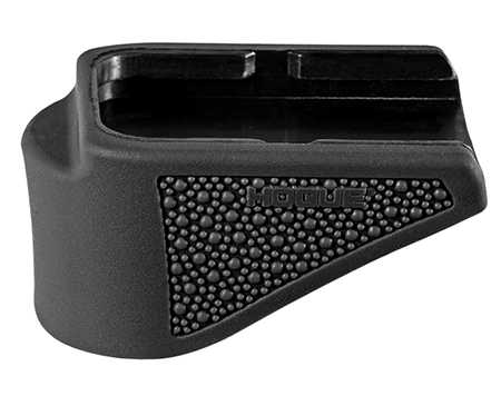 [743108186206] Hogue 18620  Extension Base Pad Fits Glock 26 Compatible w/ 10rd Magazine Black Overmolded Rubber