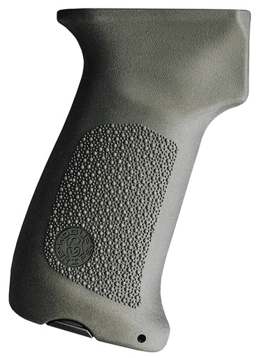 [743108740316] Hogue 74031   Pistol Grip w/o Finger Grooves OD Green Overmolded Rubber Fits AK-47/AK-74