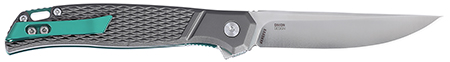 [794023008586] CRKT K440XXP SCAR  EDC 3.30" Folding Plain Satin D2 Steel Blade, Gray Textured Aluminum Handle