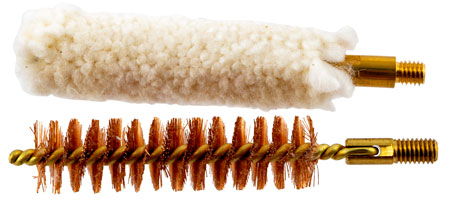 [040589123806] Traditions A1238 Brush/Swab Set 50 Cal 10 32 Thread Bronze Bristles 1 Set