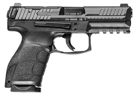 [642230268920] HK 81001059 VP9A1 K *CA Compliant Compact 9mm Luger 10+1 4.09" Black Barrel  &  Steel Optic Ready/Serrated Slide, Black Polymer Frame w/Picatinny Rail, Interchangeable Backstrap Grip, Ambidextrous