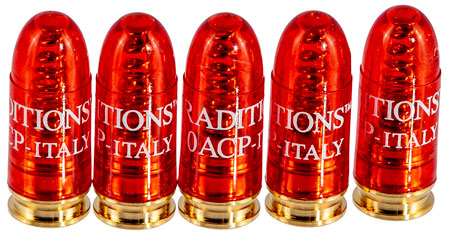 [040589993805] Traditions ASC380 Snap Caps Handgun 380ACP Brass Plastic 5Pack