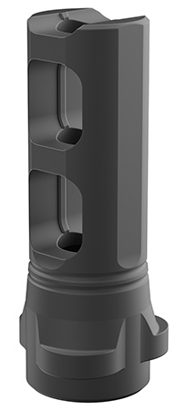 [812296031541] Breek Arms BRK4311 Breek LOK 3QD Gemini Dual-Port Black Nitride Steel 5/8"x24 Threads 30 Cal