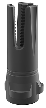 [812296031572] Breek Arms BRK4318 Scorch 3-Prong Flash Hider Black Nitride Steel 1/2"x28 Threads 9mmLuger Compatible w/ Breek-LOK 3QD