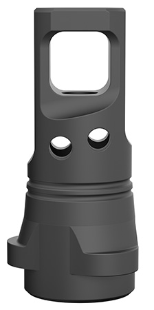 [812296031664] Breek Arms BRK4330 Echo Single Port Muzzle Brake Black Nitride Steel 1/2"x28 Threads 223 Cal/5.56mm Compatible w/ Breek-LOK 3QD