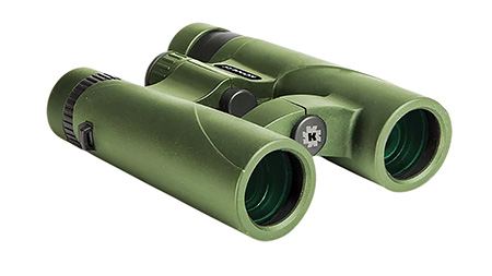 [698156020128] Konus 2012 Orient 10x25mm Center Focus, Green Aluminum w/Rubber Armor