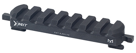 [851064007135] Kinetic Development Group KIN5-200 Kinect 7 Slot Mount M-LOK/Picatinny Rail Black
