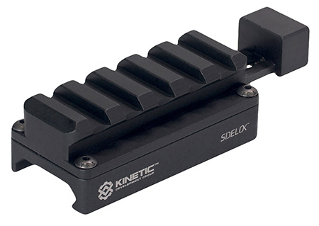 [851064007593] Kinetic Development Group SID5-050 Sidelock Universal Riser Short Black Aluminum