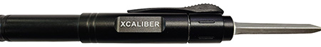 [728881687577] Xcaliber Knife Company  Pen Knife  1.70" OTF Dagger Stainless 440C SS Blade, 5.90" Black Aluminum Handle