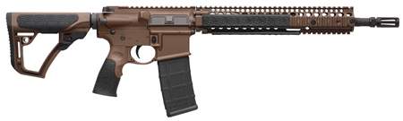 [815604015738] Daniel Defense 0208815126011 DDM4 M4A1 5.56x45mm NATO 30+1 14.50" Barrel w/Flash Suppressor, Mil-Spec Brown Cerakote, 6 Position Stock w/SoftTouch Overmolding