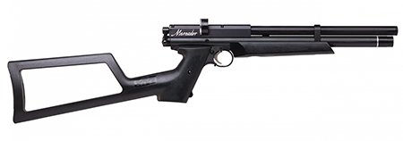 [028478132320] Benjamin BP2220 Marauder Pistol Kit PCP 22 Pellet 8rd Black Shrouded Barrel, Black Synthetic Stock