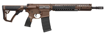 [815604016117] Daniel Defense 0208815126055 DDM4 M4A1 *CA Compliant 5.56x45mm NATO 14.50" 10+1 Mil-Spec Brown Cerakote 6 Position w/SoftTouch Overmolding Stock